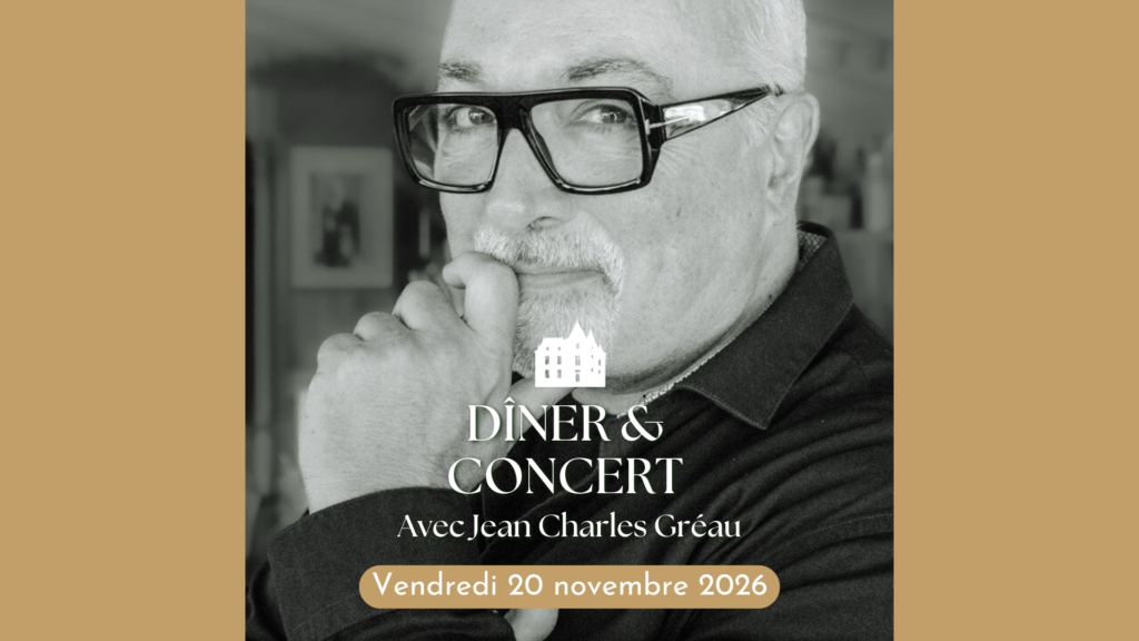 diner et concert avec jean charles greau au domaine de brandois