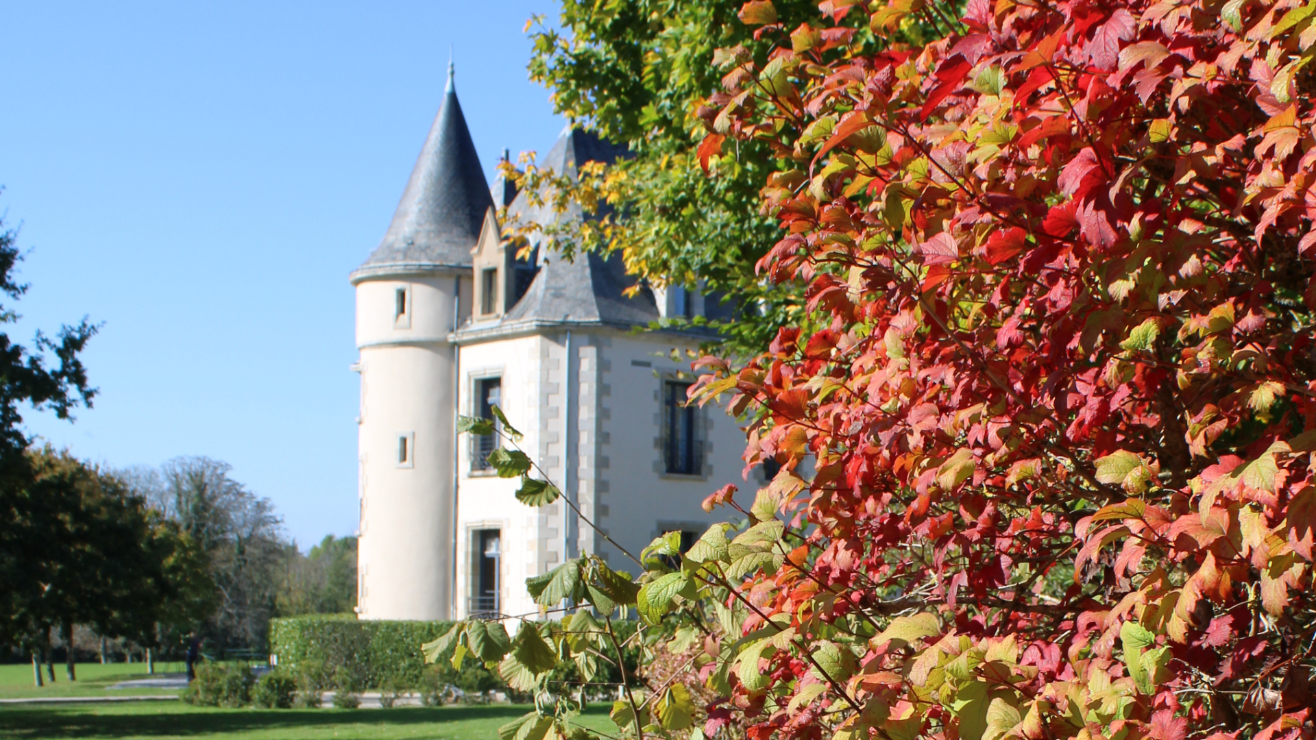 le domaine de brandois à la mothe achard en vendée en automnepour vos événements professionnels